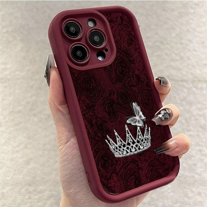 Apple Iphone 15 - Чехол для телефона «Красная роза и