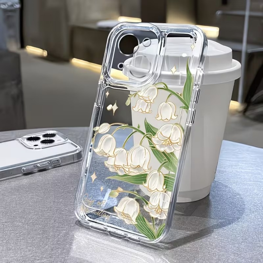 Apple Iphone 15 - Винтажный чехол для телефона с лилиями